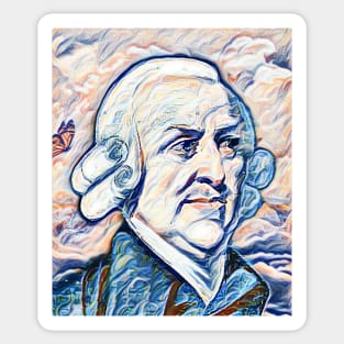 Adam Smith Portrait | Adam Smith Artwork 12 Sticker